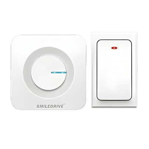 SMILEDRIVE Battery-Free Kinetic Doorbell (110dB)