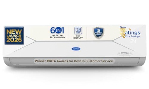 Carrier 1 Ton 3 Star Flexicool Inverter Split AC