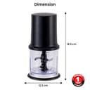 AGARO Elegant 400W Electric Chopper view 5