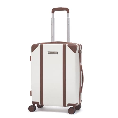 The Assembly Vintage 55cm Polycarbonate Cabin Trolley with Keyless TSA Lock