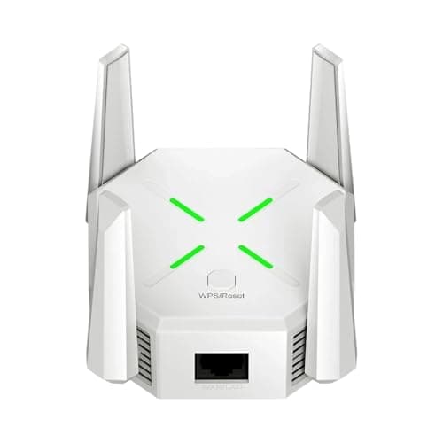 trenzu Dual Band 1200Mbps WiFi Range Extender (4 Antennas)
