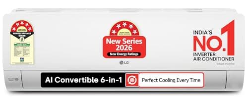 LG 1.5 Ton 5 Star Smart Inverter Split AC (AI 6-in-1, VIRAAT, AS-Q19YNZE1)