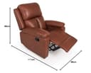 Wakefit Recliner (Stargazer) Leatherette Manual 1 Seater view 2