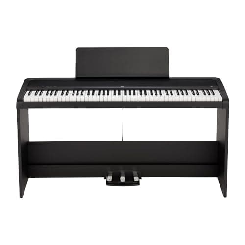 Korg B2SP Digital Piano (88 Natural Weighted Hammer Keys, Stand + 3-Pedal)