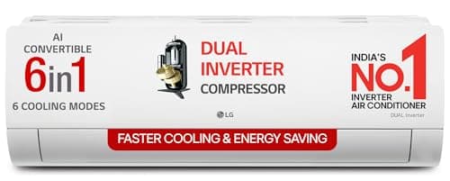LG 1.5 Ton 4 Star DUAL Inverter Split AC