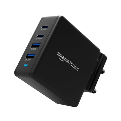 Amazon Basics 100W 4-Port GaN Charger