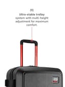 Urban Jungle by Safari 55cm Polycarbonate Cabin Trolley with USB view 6