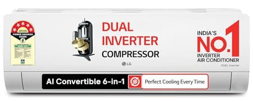 LG 1 Ton 5 Star Dual Inverter Split AC