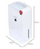 Sharp DW-P10M-W 10L Dehumidifier view 7
