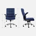 LAKDI Premium Velvet Fabric High Back Executive Chair view 9