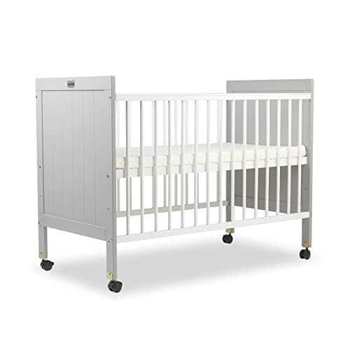 LuvLap C-75 Wooden Baby Cot with Mattress
