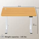 Furmax Electric Standing Desk 48x24' view 6