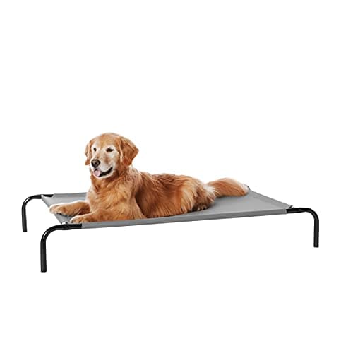 Amazon Basics Elevated Cooling Pet Bed (Large)