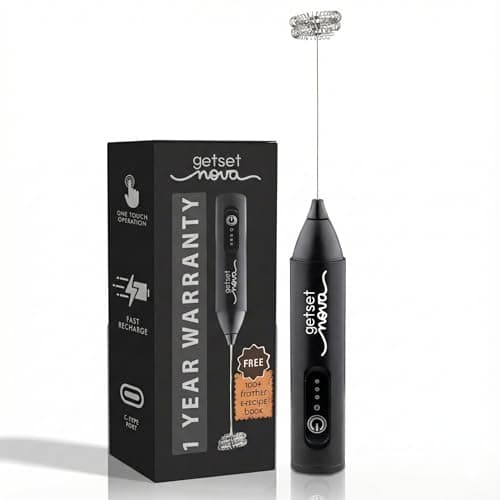 GetSetNova Rechargeable Milk Frother