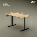 Green Soul Imperium Electric Standing Desk view 2