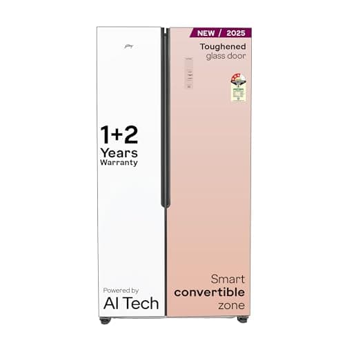 Godrej 600L AI-Powered Eon Velvet Side by Side Refrigerator