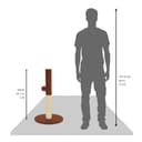 Amazon Basics Cat Scratching Post 50cm view 9