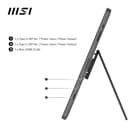 MSI PRO MP161 E2 Portable Monitor view 8