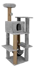 Hiputee 55' Soft Fur Condo Activity Cat Tree