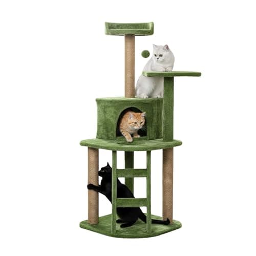 FURRLOVERS 47' Multi-Level Tower Green