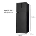 Panasonic 307L 3 Star Econavi 6-Stage Inverter Double Door Refrigerator view 3