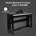 Kadence DP02WBK GEN25 Digital Piano (88 Weighted Keys, Wooden Stand + Triple Pedal) view 5
