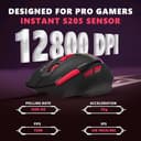 EvoFox Blaze 2 Tri-Mode Wireless Gaming Mouse view 3