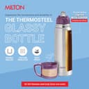 Milton Glassy 1000 Thermosteel Bottle with Cup Lid (1L) view 3