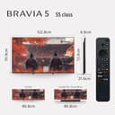 Sony BRAVIA 5 55' 4K Mini LED Google TV (K-55XR50) view 6