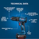 Bosch GSB 185-LI Professional view 4