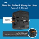 Ceptics 35W Universal Travel Adapter with 4 USB-C Ports view 9