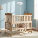 Mee Mee Premium Pine Wooden Baby Cot