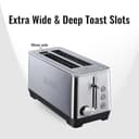 Sujata PT12 1500W Stainless Steel 4-Slice Pop-up Toaster view 3