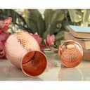 Indian Art Villa Pure Copper Bottle with Inbuilt Glass 950ml view 3