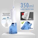 MEDITIVE Cordless Water Flosser (350ml, IPX7) view 6