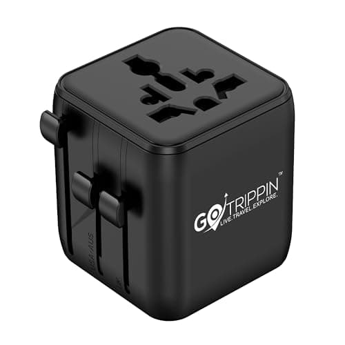 GoTrippin Universal Travel Adapter (25W, 2 USB-C + 1 USB-A)