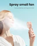 Gaiatop Mini Portable Fan with Mist Spray view 2