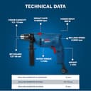 BOSCH GSB 600 Corded Impact Drill Kit (100 Pcs) view 4