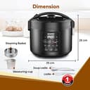 AGARO Regal 3L Electric Rice Cooker (Ceramic) view 5
