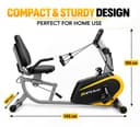 Let's Play Recumbent Bike (6 kg Flywheel) view 9