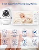 HelloBaby HB6560 6" IPS Video Baby Monitor view 3
