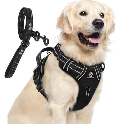 Doggo Bite Premium Reflective Vest Harness with Free 22mm Leash