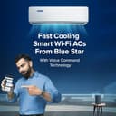 Blue Star 1.5 Ton 5 Star Wi-Fi Smart Inverter Split AC (AI Pro+, Blue Fins, IA518ZXUS) view 2