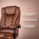 Kepler Brooks Italia Premium Leatherette Office Chair view 8