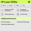 HP Laser 1008w view 6