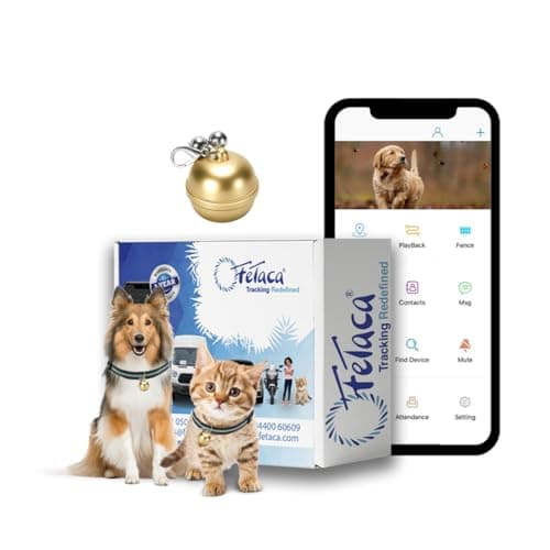 FeTaca Smart Pet GPS Tracker Bell