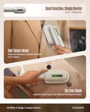 OWNAIR 2-in-1 Wet & Dry Handheld Garment Steamer view 8