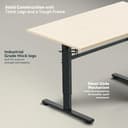 JIN Office Octave Electric Desk view 5