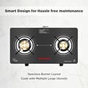 Butterfly Smart 2 Burner Glass Top view 4