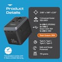 Ceptics 35W Universal Travel Adapter with 4 USB-C Ports view 5